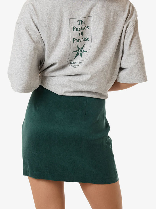 Thrills - Valentina Mini Skirt - Deep Emerald