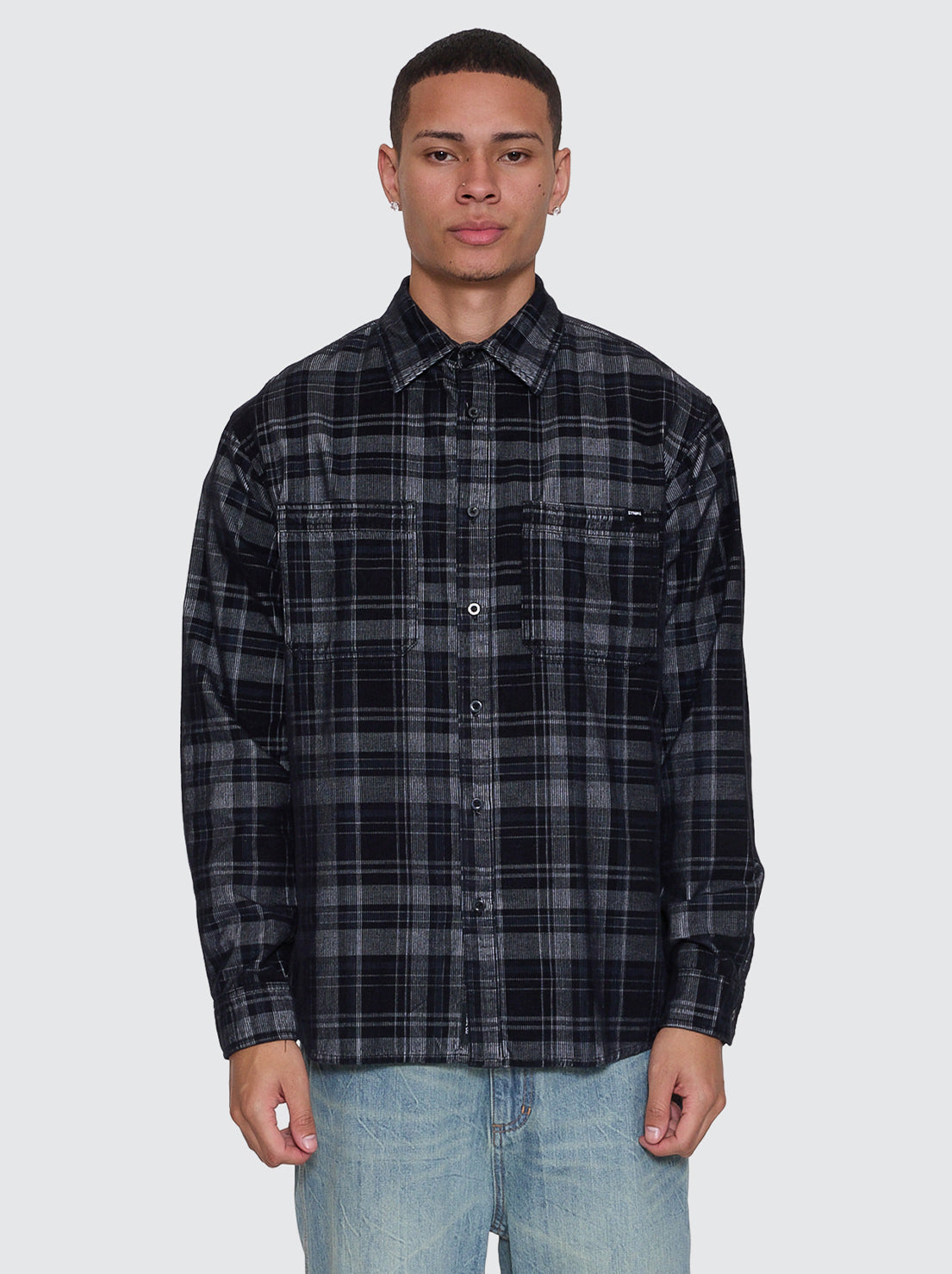 Thrills - Web Of Deceit Long Sleeve Work Shirt - Black