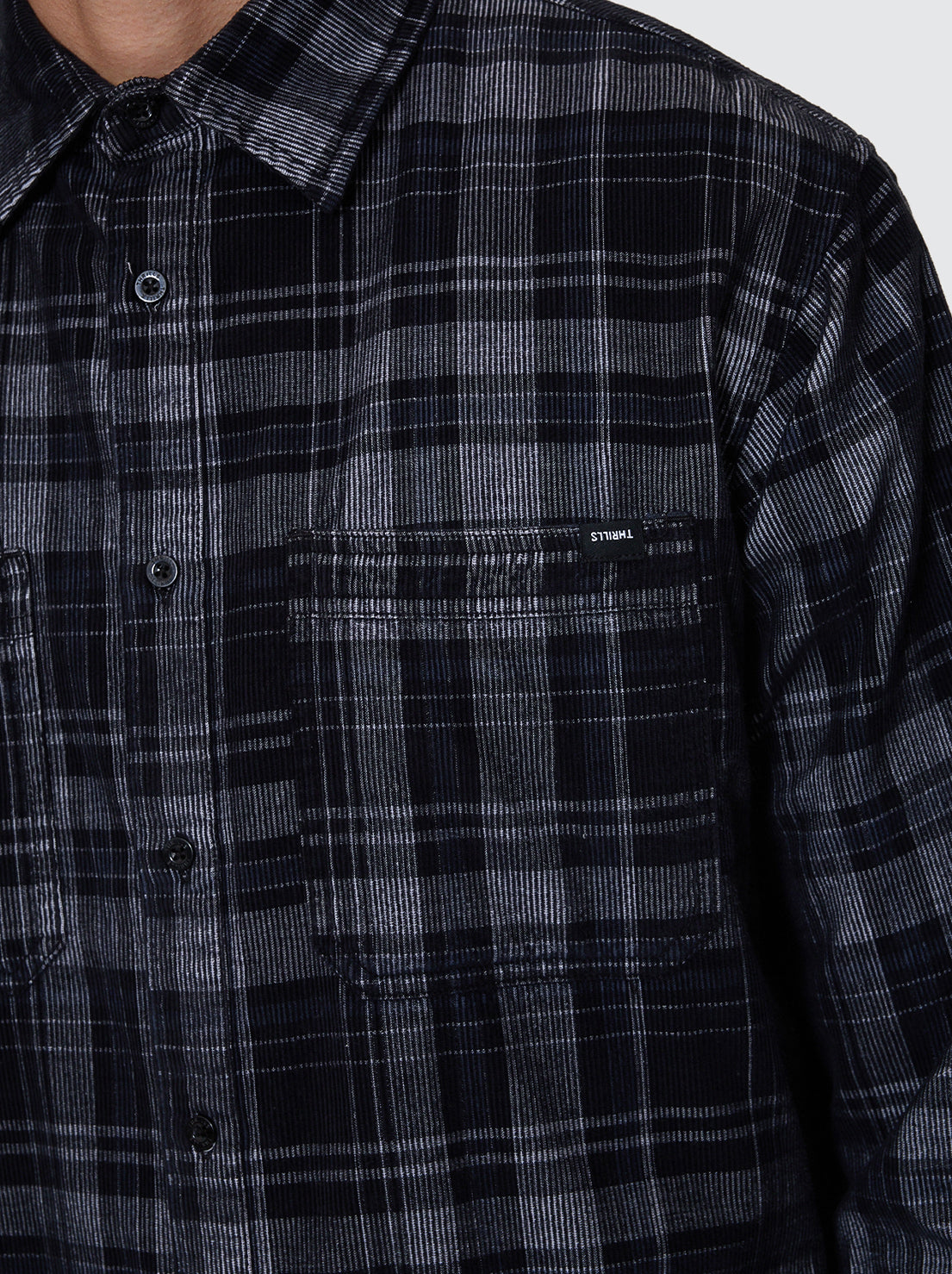 Thrills - Web Of Deceit Long Sleeve Work Shirt - Black