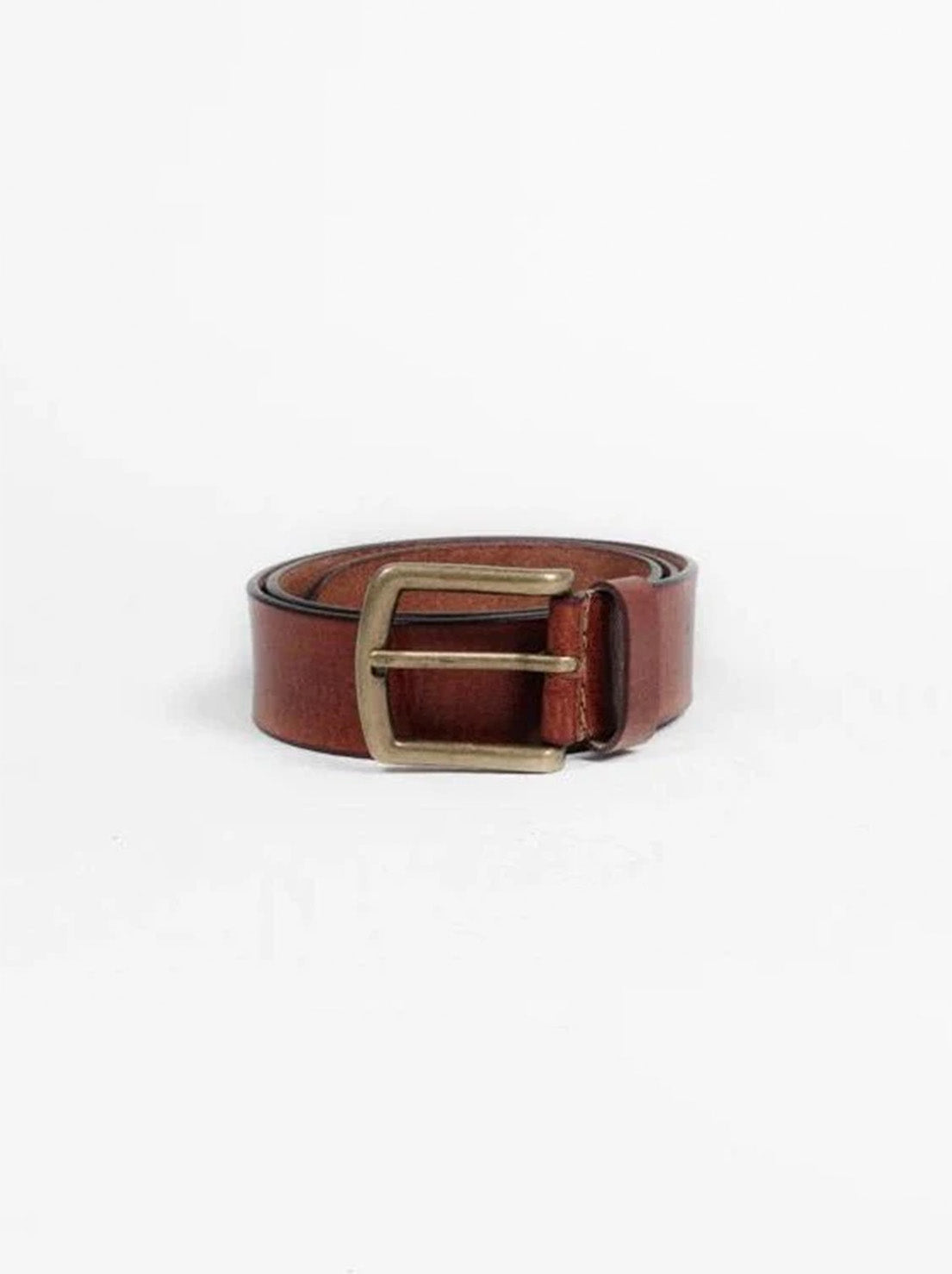 Thrills - Wide Leather Belt - Tan