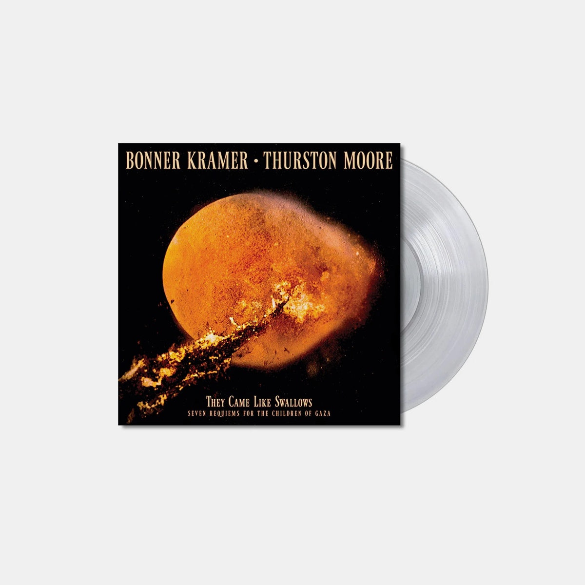 Thurston Moore & Bonner Kramer - They Came Like Swallows. LP [Clear Vinyl]