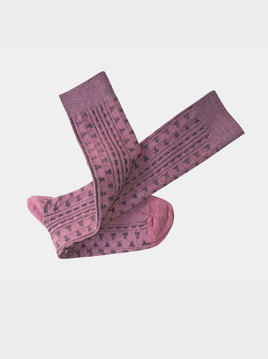 Tightology - Industry Merino Wool Socks - Pink