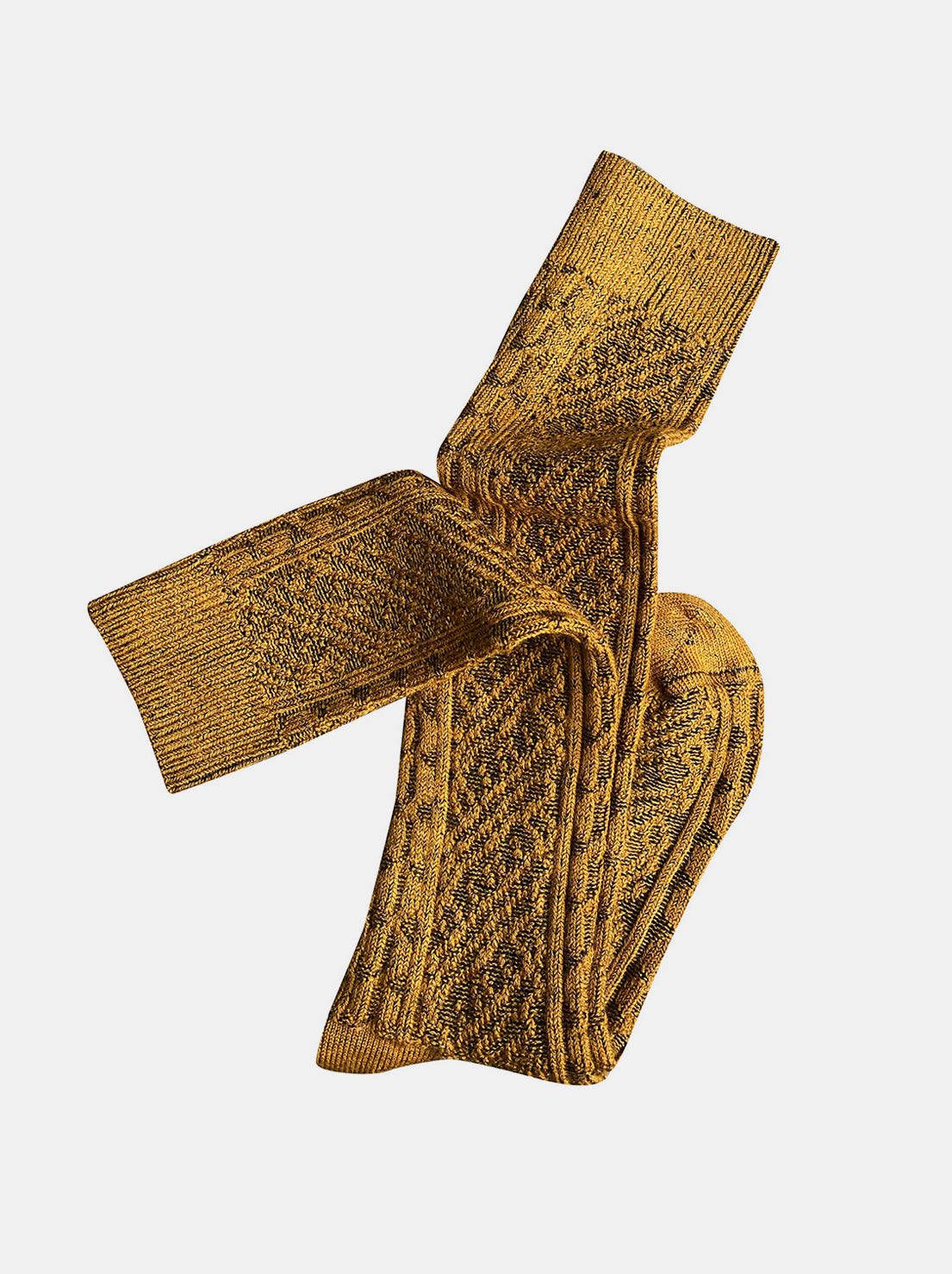 Tightology - Vintage Merino Wool Socks - Mustard