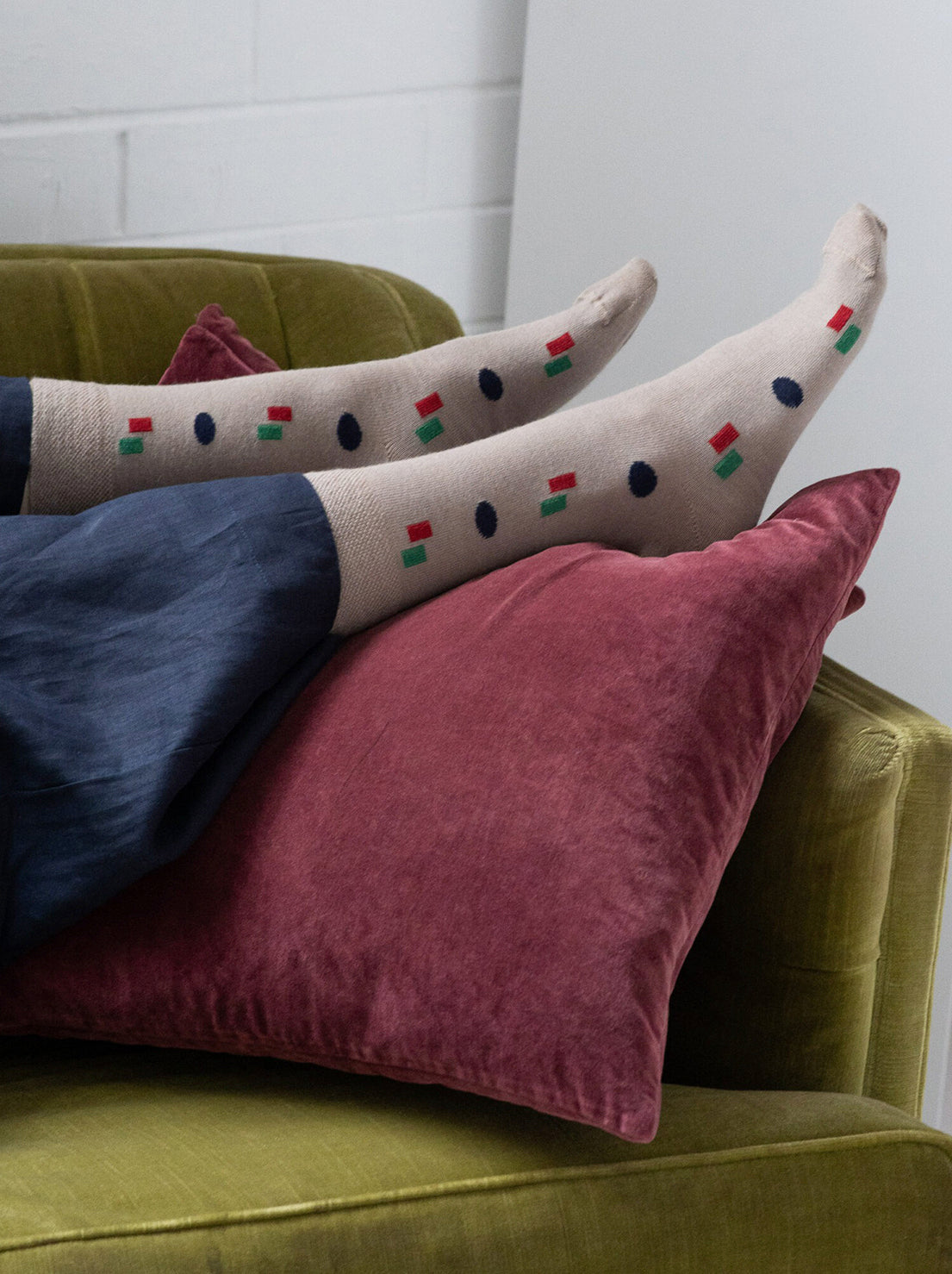 Tightology - Zen Merino Wool Socks - Sand