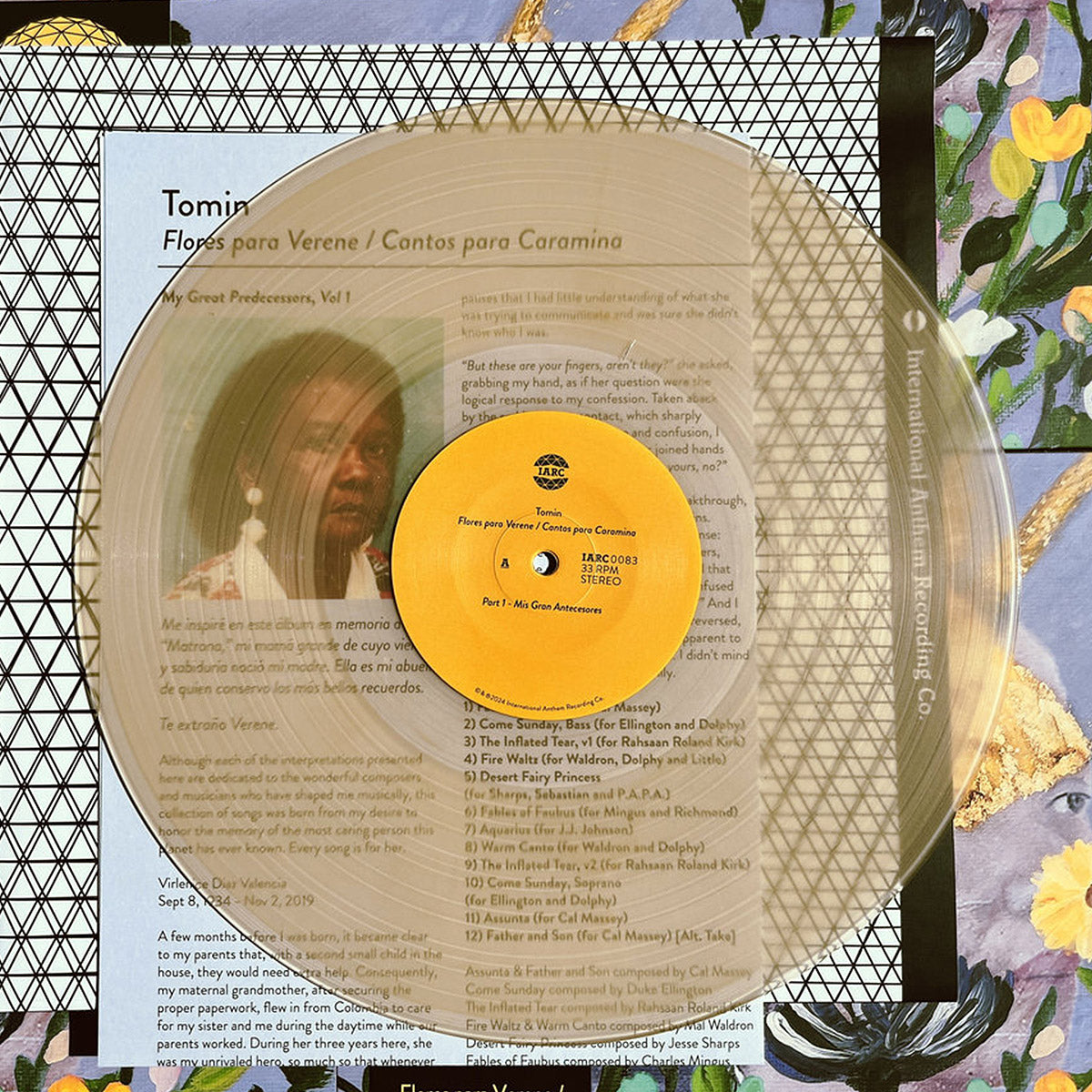 Tomin - Flores para Verene / Cantos para Caramina. LP [Ltd. Ed. Golden Hummingbird Colour Vinyl]