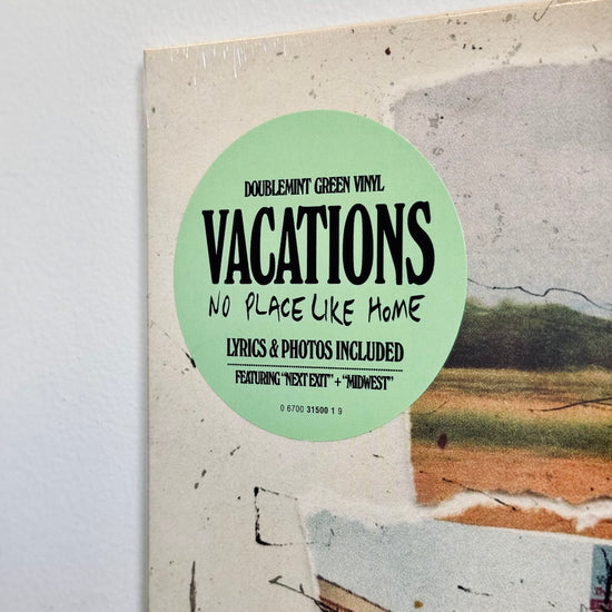 Vacations - No Place Like Home. LP [Ltd. Ed. Doublemint Green Vinyl]