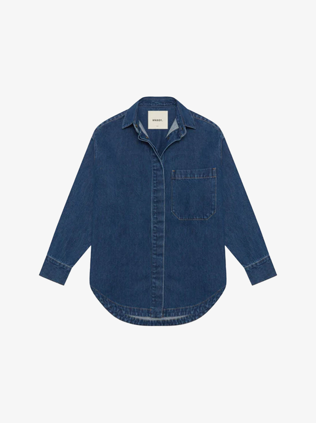 WNSDY - The Ari Overshirt - Mid Blue