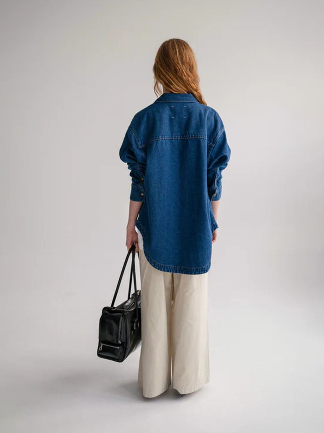WNSDY - The Ari Overshirt - Mid Blue