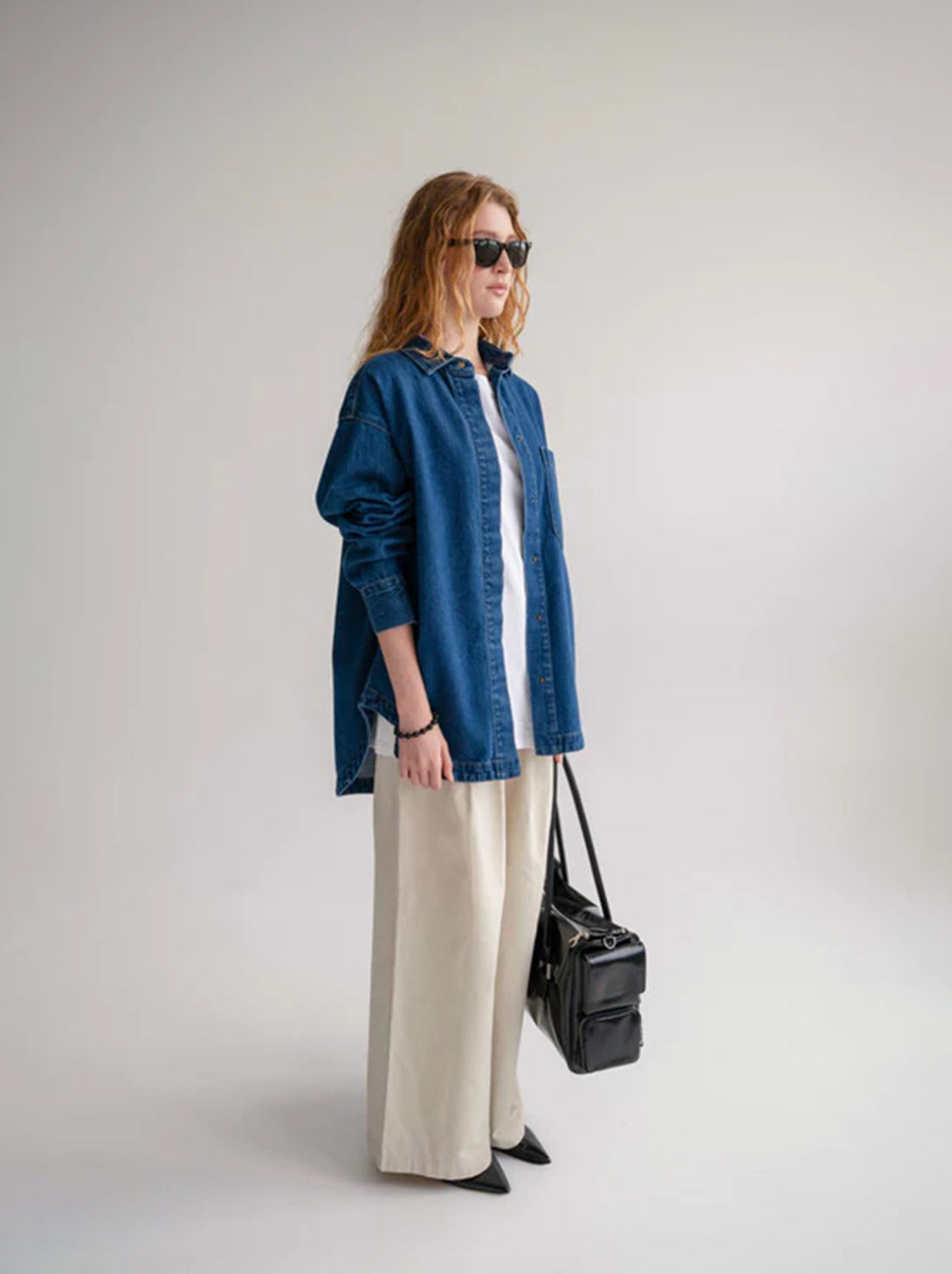 WNSDY - The Ari Overshirt - Mid Blue