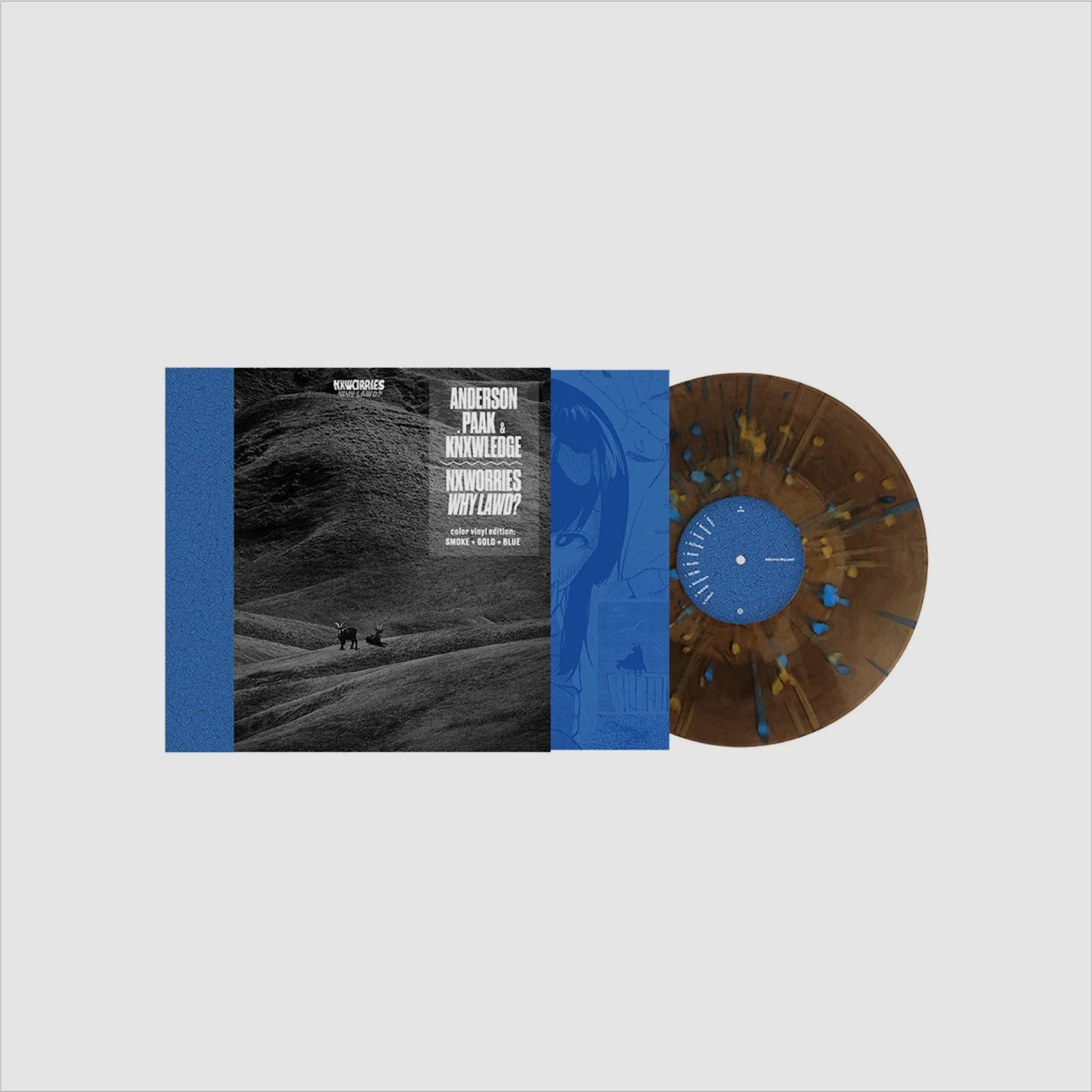 Nxworries - Why Lawd?. LP [Brown Blue Splatter]