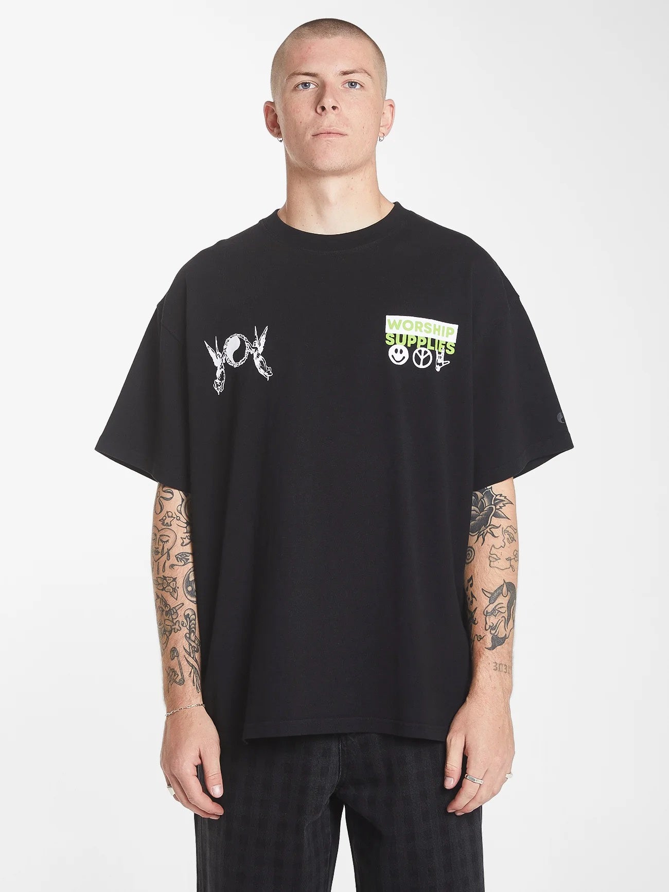 Worship - Damnation Oversize Tee - Black