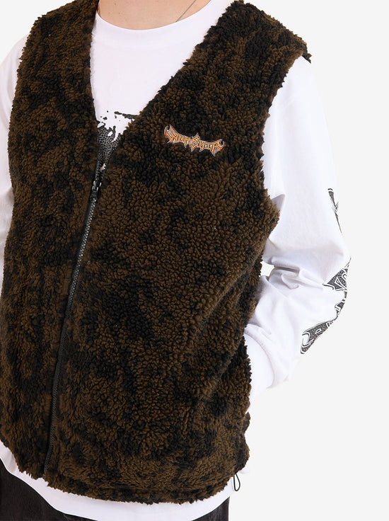 Worship - Blackwood Reversible Gilet - Chocolate