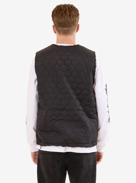 Worship - Blackwood Reversible Gilet - Chocolate