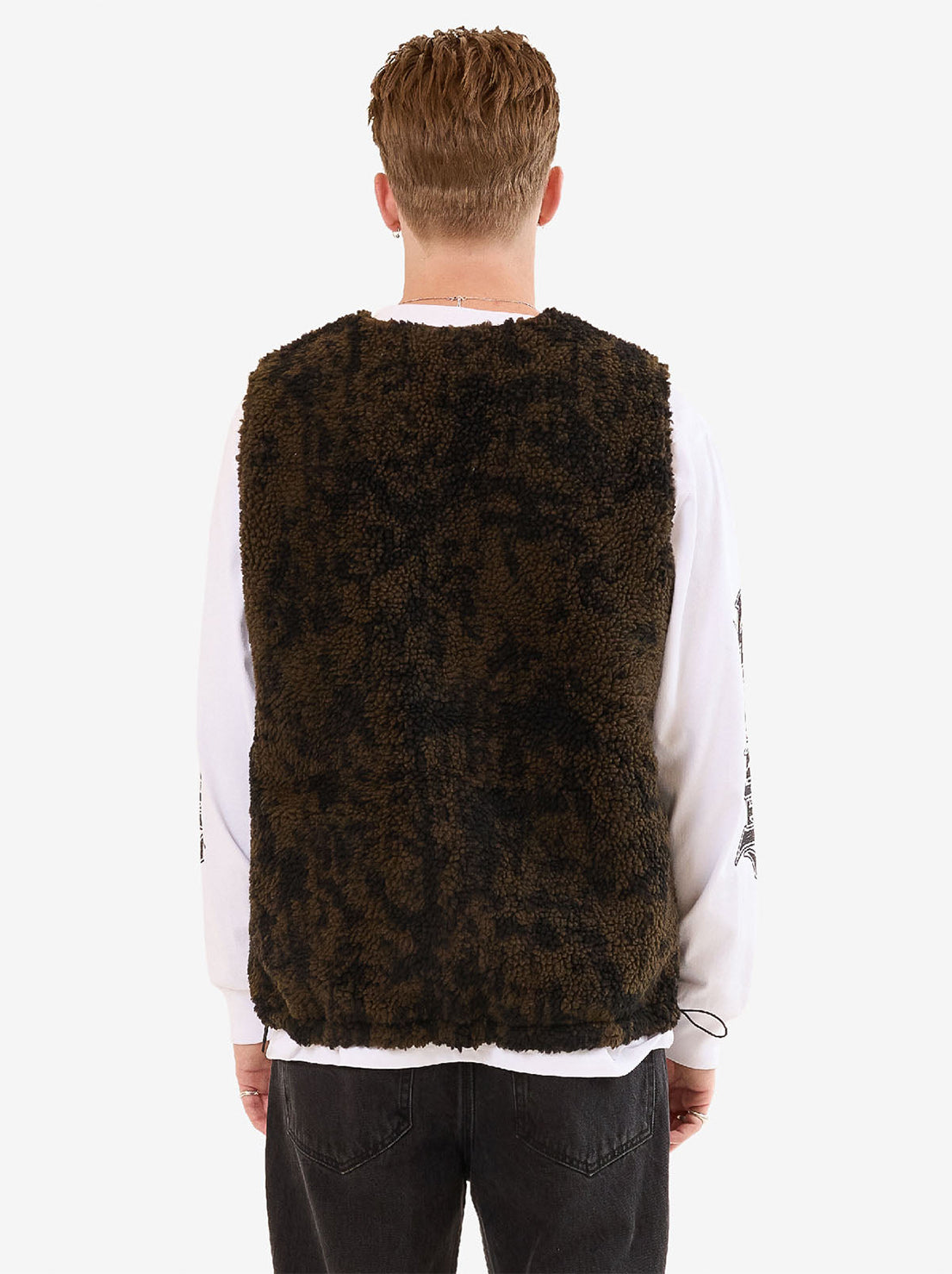 Worship - Blackwood Reversible Gilet - Chocolate