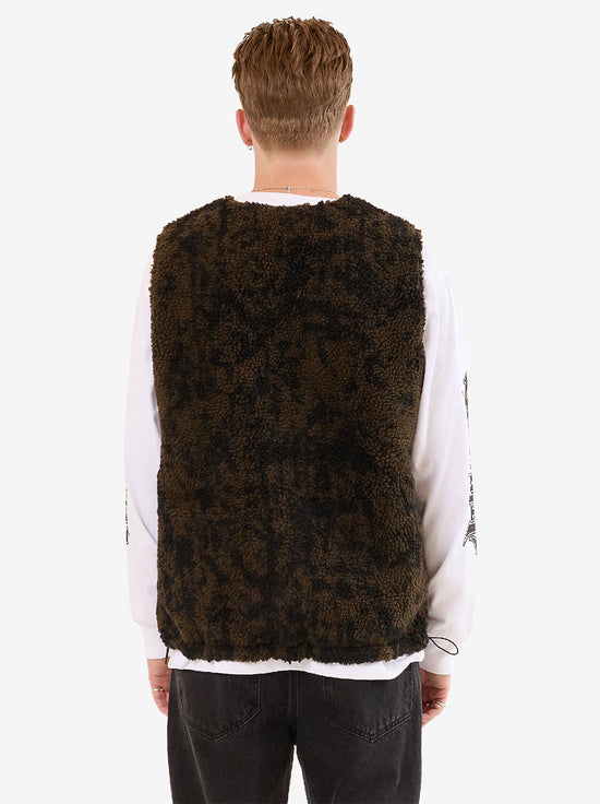 Worship - Blackwood Reversible Gilet - Chocolate