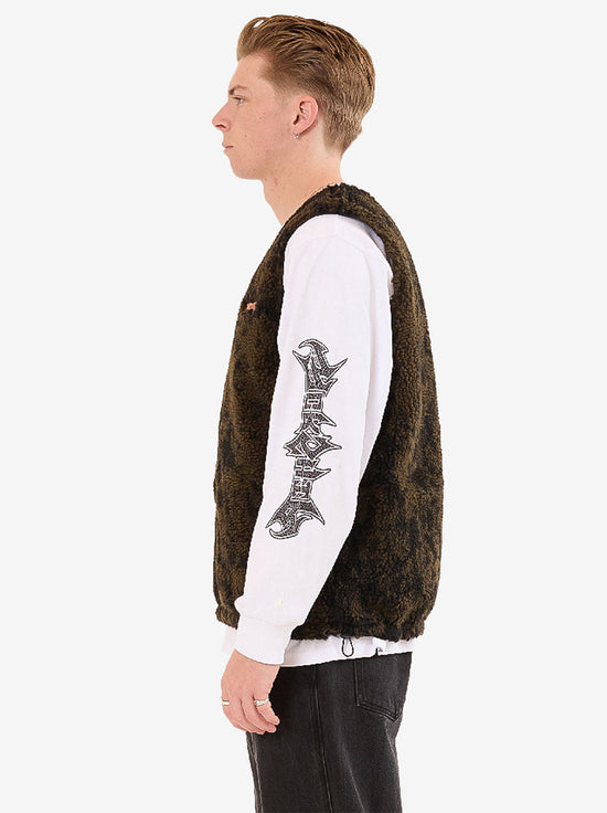 Worship - Blackwood Reversible Gilet - Chocolate