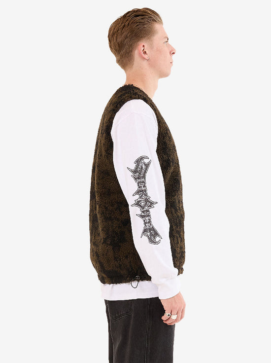 Worship - Blackwood Reversible Gilet - Chocolate