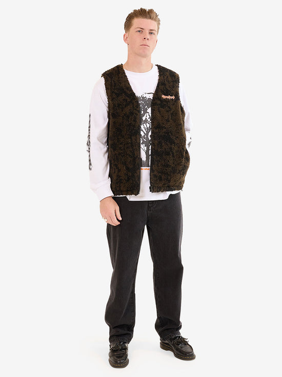 Worship - Blackwood Reversible Gilet - Chocolate