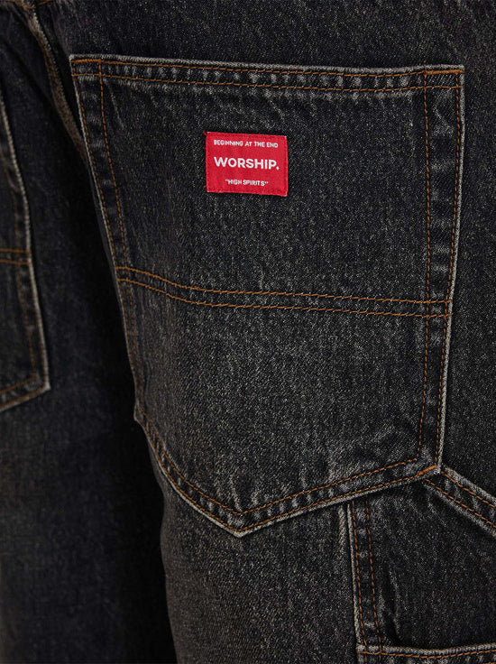 Worship - Carpenter Jean Short - Worship Black Dust