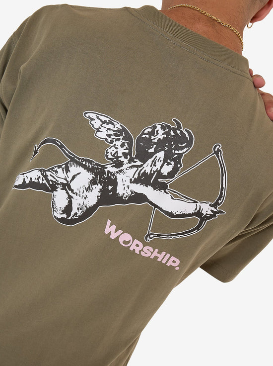 Worship - Cherub Tee - Kelp