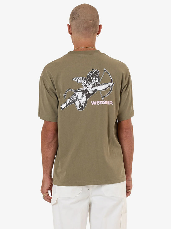 Worship - Cherub Tee - Kelp