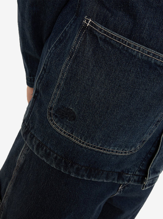 Worship - Denim Chore Jacket - Dirty Midnight Blue