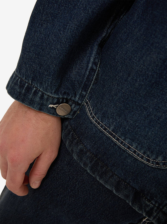 Worship - Denim Chore Jacket - Dirty Midnight Blue