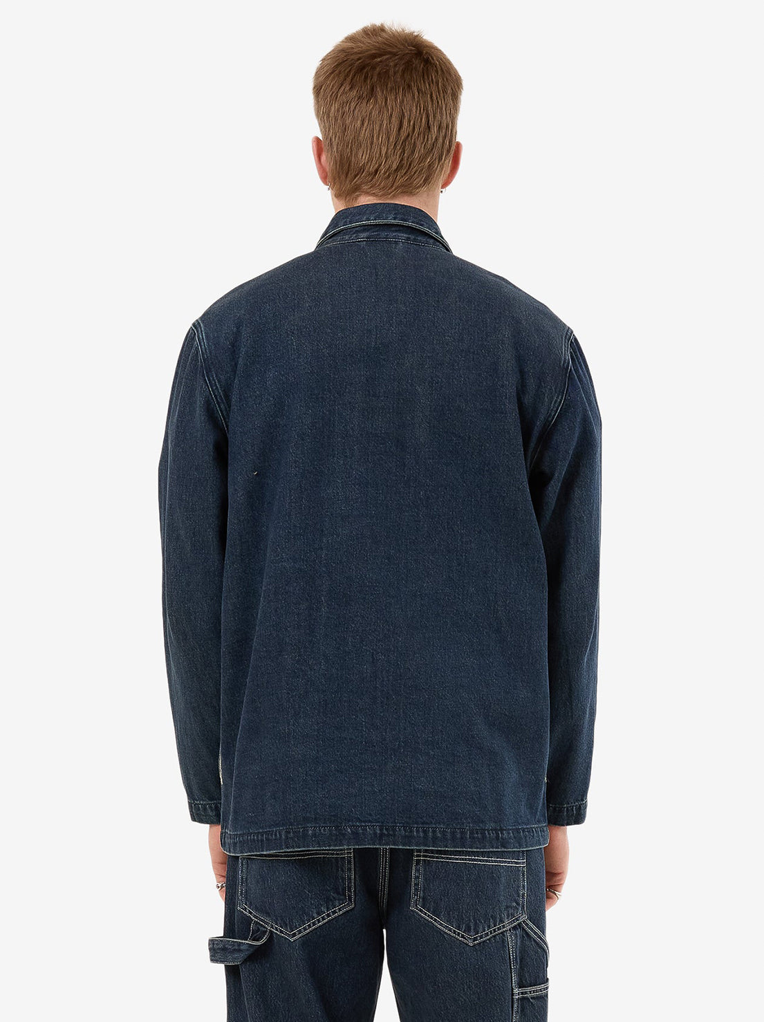 Worship - Denim Chore Jacket - Dirty Midnight Blue