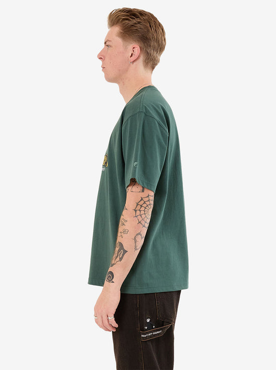 Worship - Dont Get Caught Tee - Bistro Green