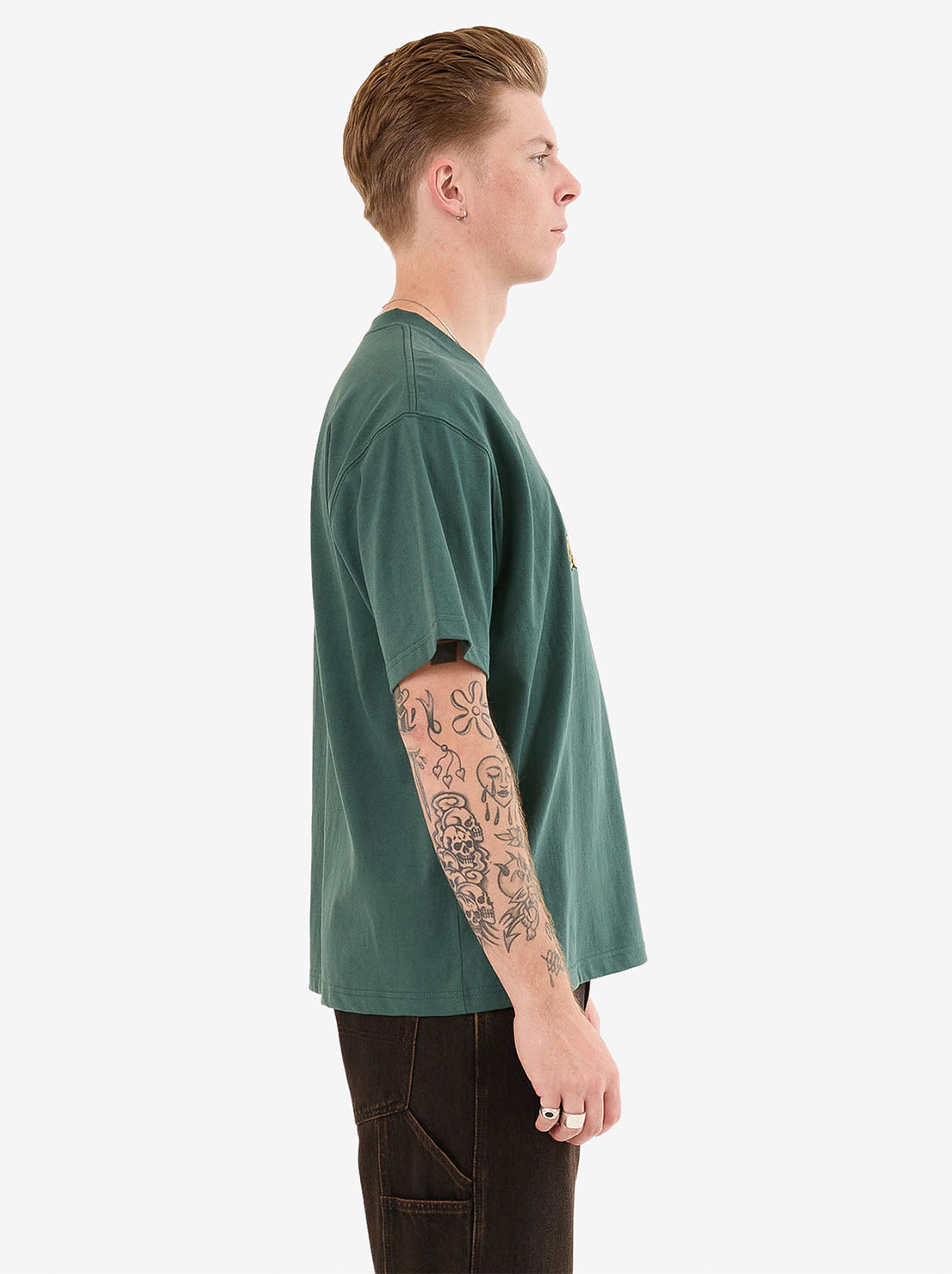 Worship - Dont Get Caught Tee - Bistro Green