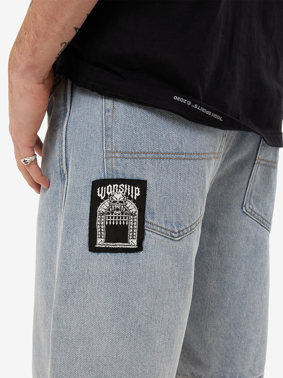 Worship - Doom Carpenter Short - Bull Denim Blew Dust