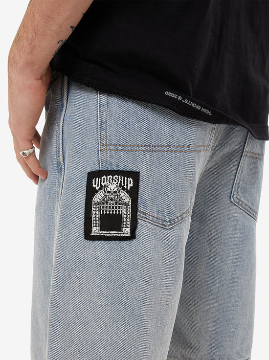 Worship - Doom Carpenter Short - Bull Denim Blew Dust