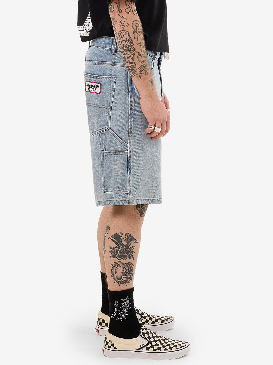 Worship - Doom Carpenter Short - Bull Denim Blew Dust