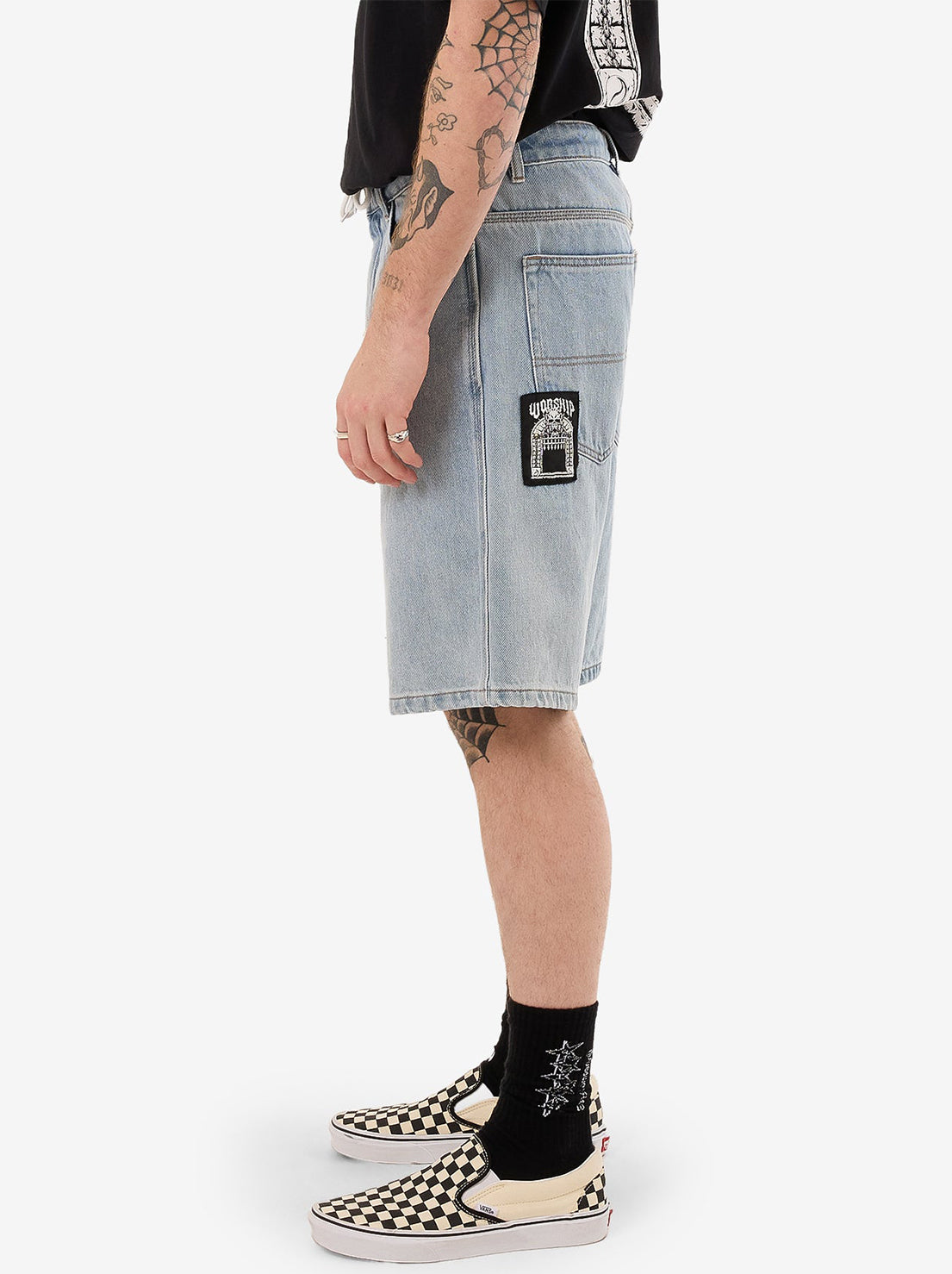 Worship - Doom Carpenter Short - Bull Denim Blew Dust