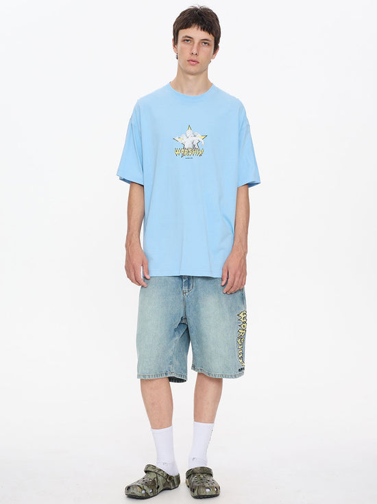 Worship - Dreamers Oversize Tee - Willow Blue