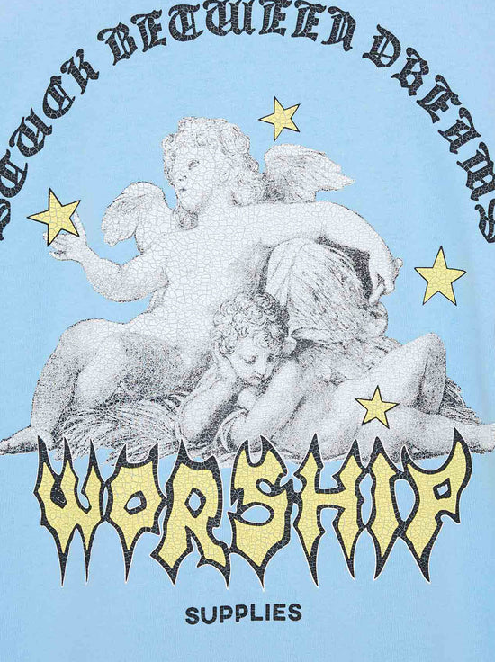 Worship - Dreamers Oversize Tee - Willow Blue