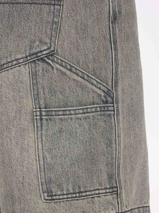 Worship - Enough Lounger Jean Short - Dirty Grey