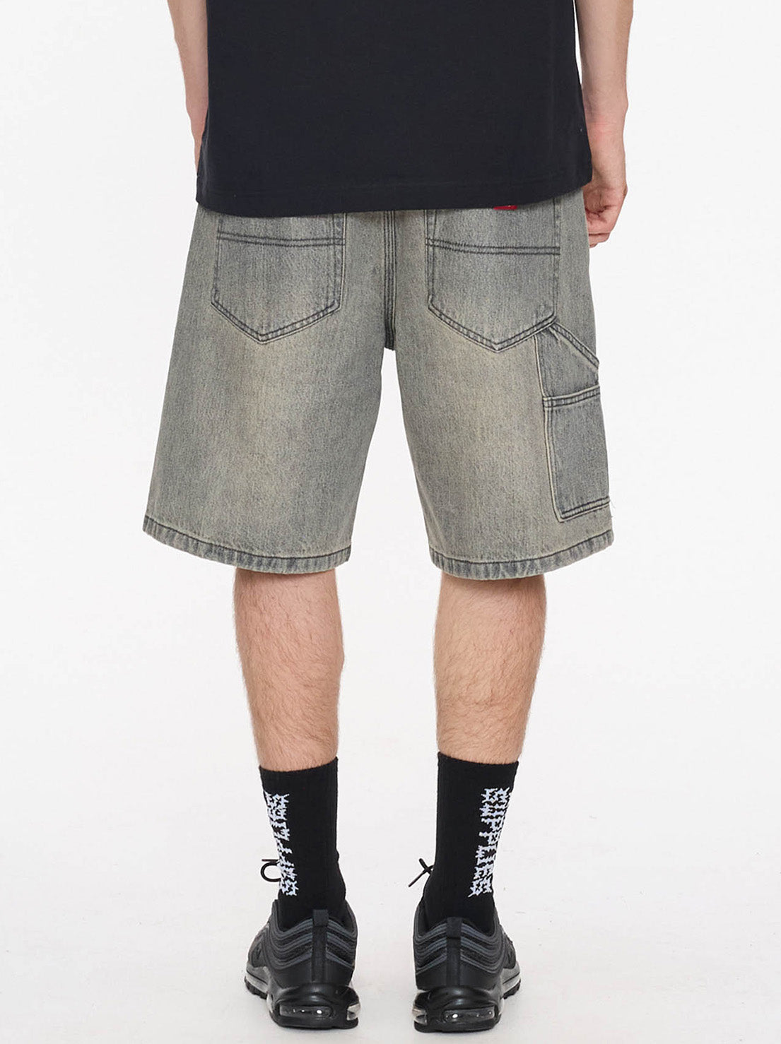 Worship - Enough Lounger Jean Short - Dirty Grey