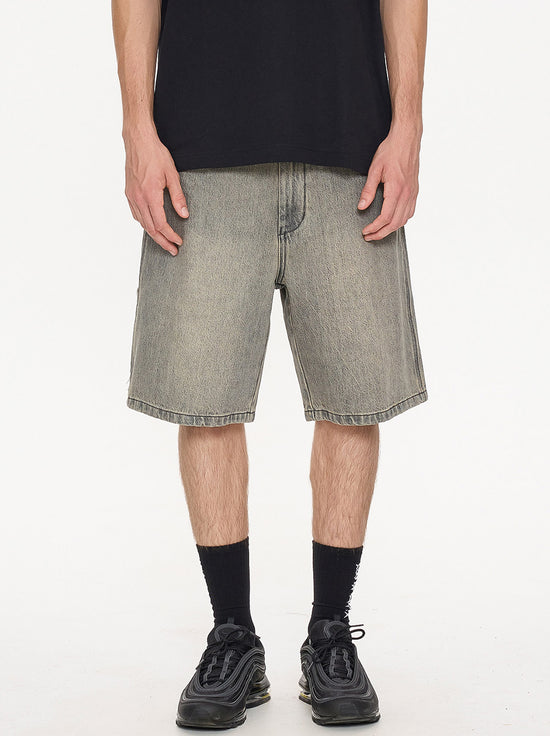 Worship - Enough Lounger Jean Short - Dirty Grey