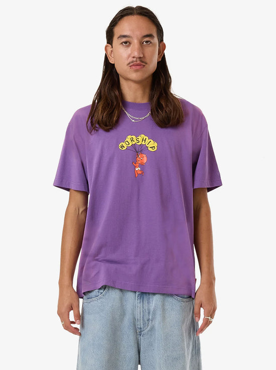 Worship - Floater Vintage Tee - Prism Violet Fade