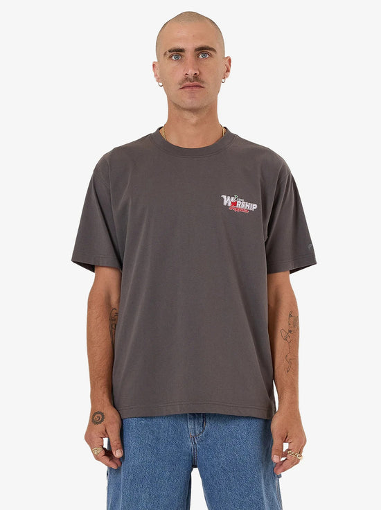 Worship - Glazed and Confused Tee - Worn Black