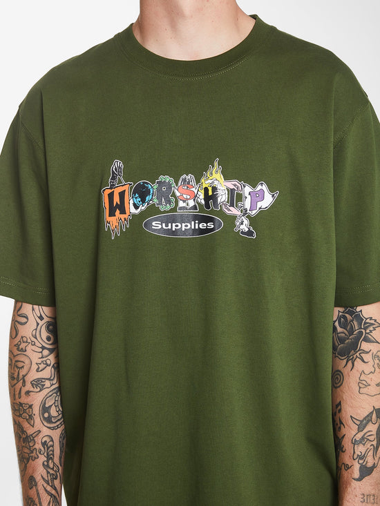 Worship - Handy Tee - Rifle Green