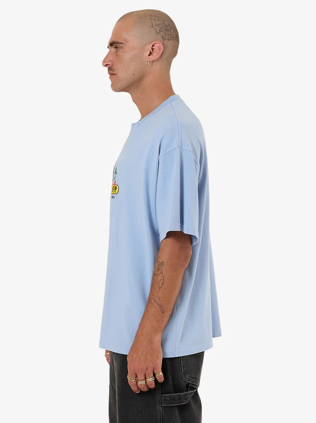 Worship - Home Grown Oversized Tee - Bel Air Blue