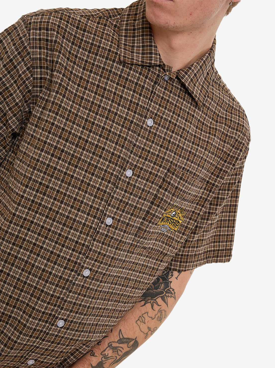 Worship - Lavish Short Sleeve Shirt - Brown