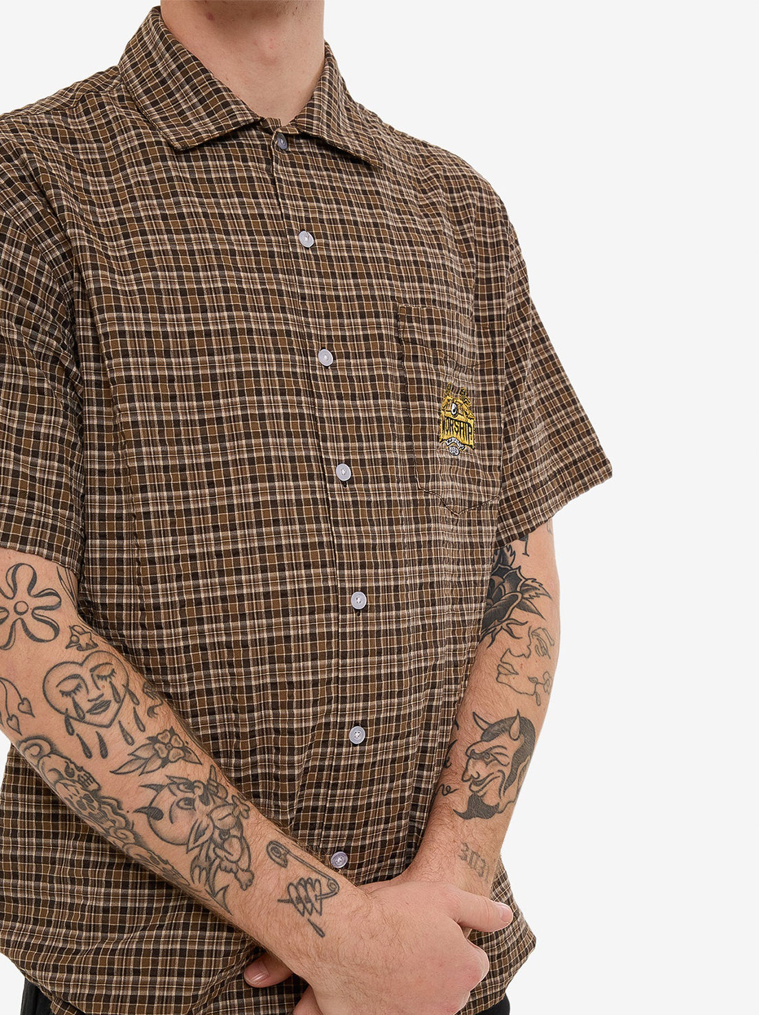 Worship - Lavish Short Sleeve Shirt - Brown