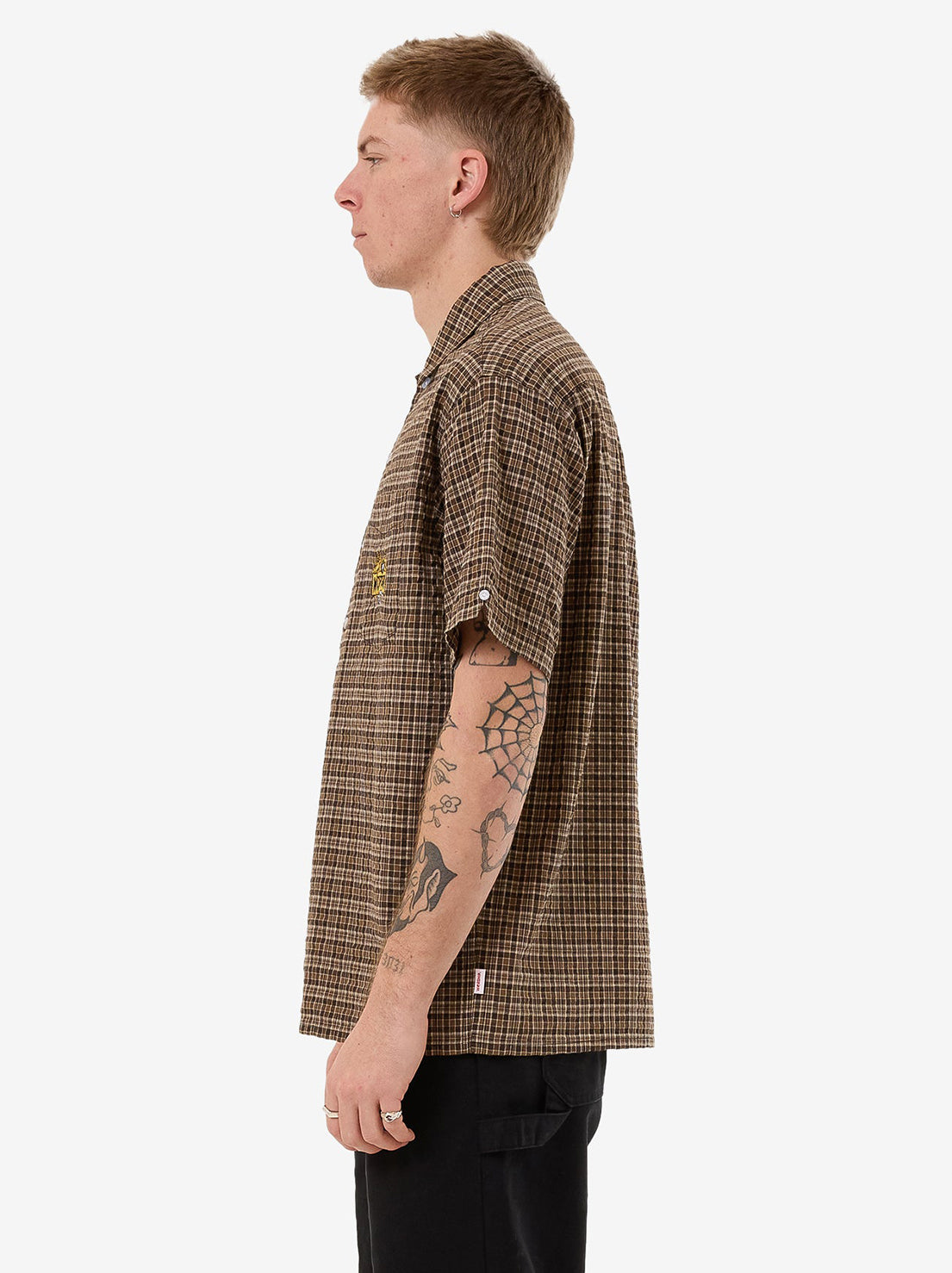 Worship - Lavish Short Sleeve Shirt - Brown