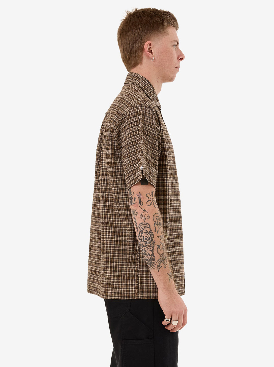 Worship - Lavish Short Sleeve Shirt - Brown