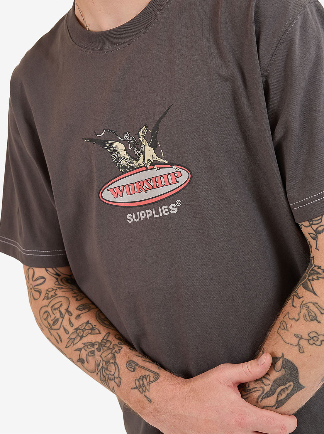 Worship - Maybe Today Tee - Worn Black