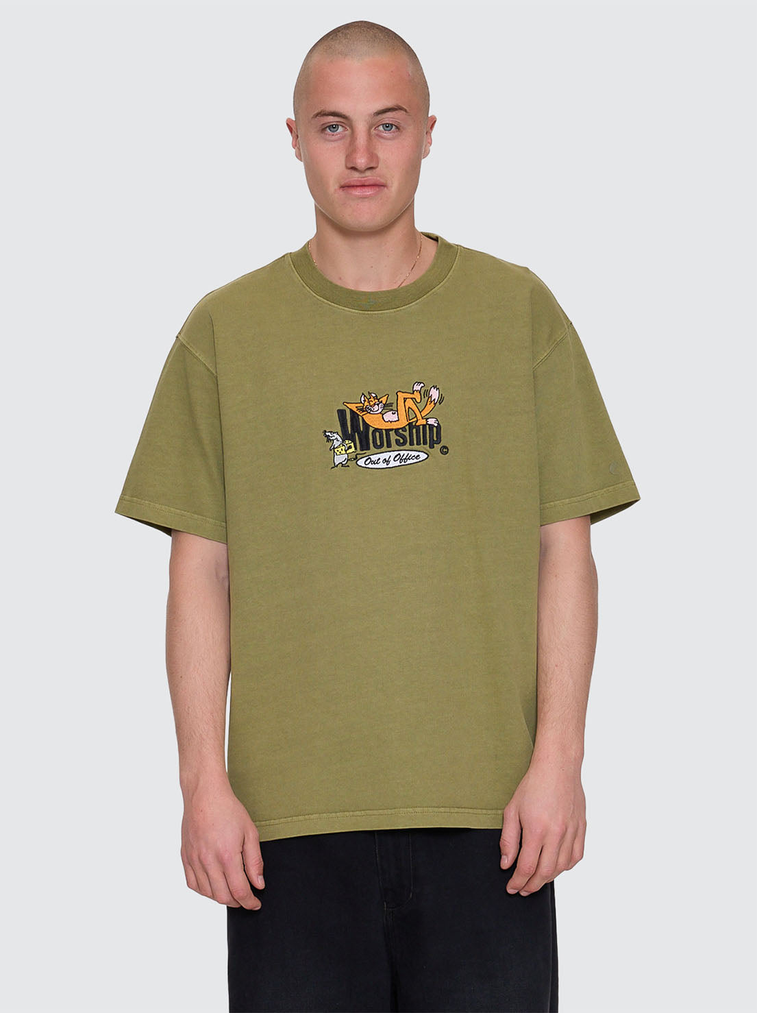 Worship - Out Of Office Tee - Cali Green