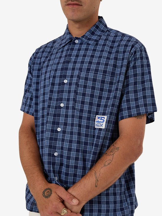 Worship - Removal Short Sleeve Shirt - Bell Air Blue